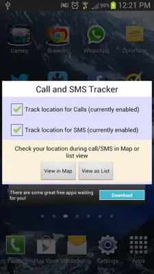 Call SMS Tracker android App screenshot 6